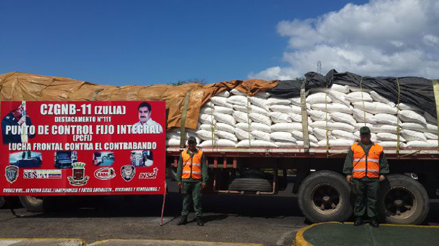 Retienen 30 toneladas de azúcar en Zulia