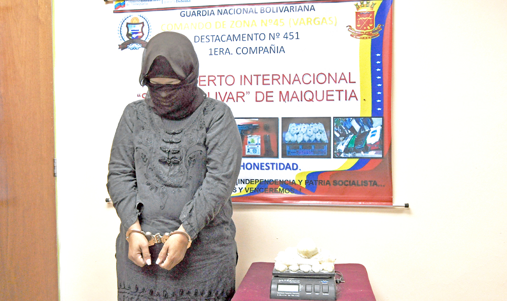 Al INOF mujer que intentó llevar cocaína a Turquía