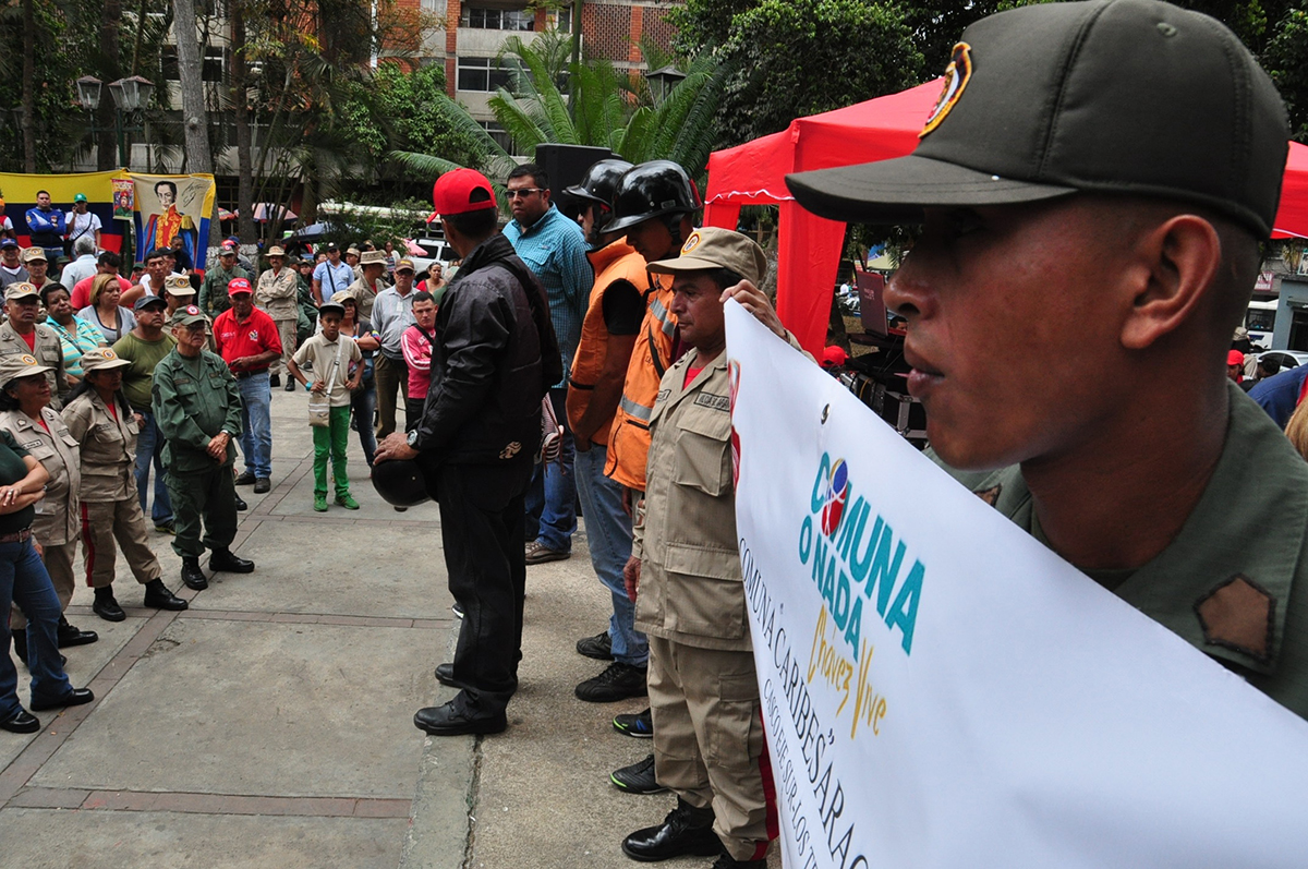 Unión cívico-militar se movilizó en Los Teques
