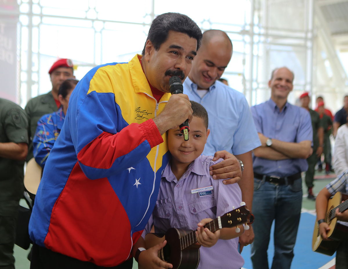 Maduro anunció que el Sistema de orquestas llegó a 700 mil niños inscritos