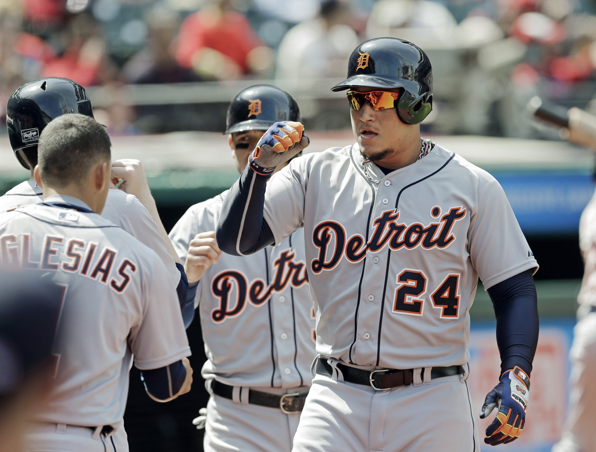 Miguel Cabrera sacó dos para la calle en victoria de Detroit