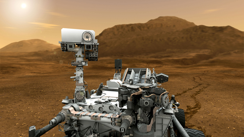 Robot Curiosity encontró indicios de agua salada en Marte