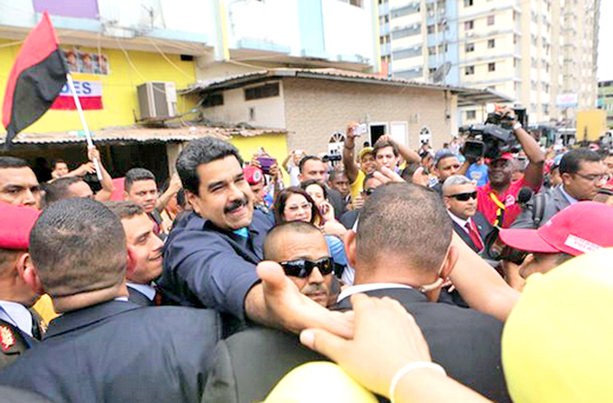 Maduro visitó El Chorrillo