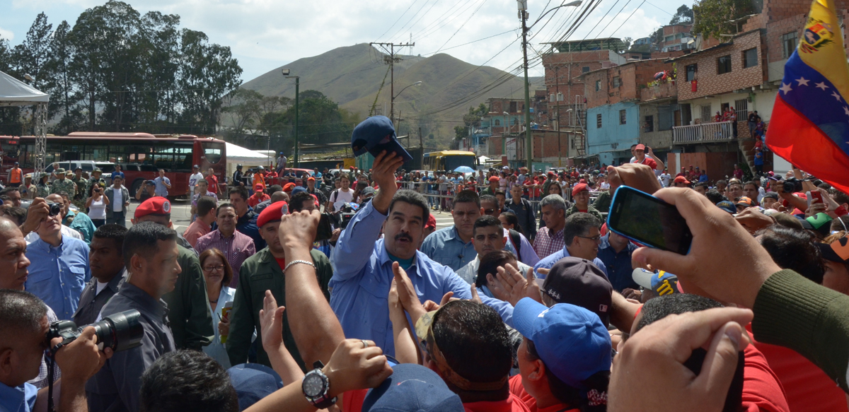 Maduro inauguró el primer tramo de la Circunvalación Guaicaipuro