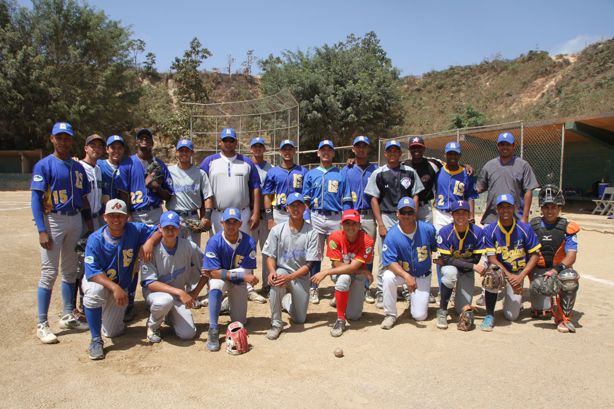 Selección de beisbol juvenil AA  de Los Salias al Concentrado del Tuy