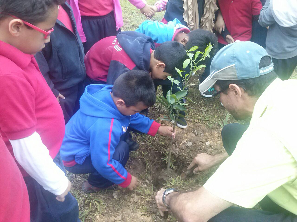 Celebraron día del árbol con siembras en Los Salias