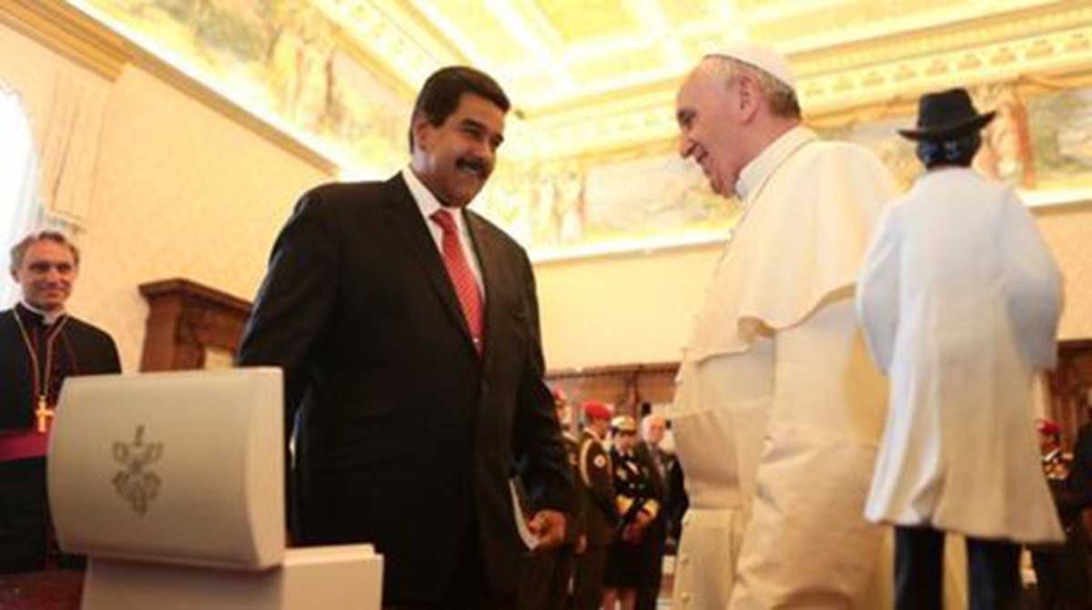 Maduro se reunirá con el Papa