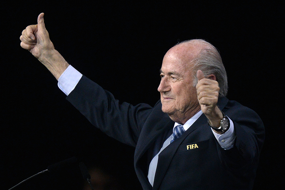 Blatter sigue el frente de la FIFA