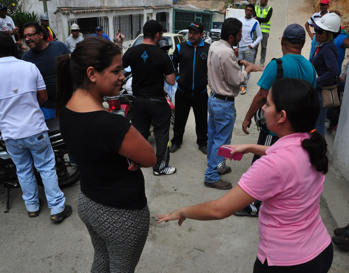 En La Guadalupe se amotinaron por paso de camiones pesados