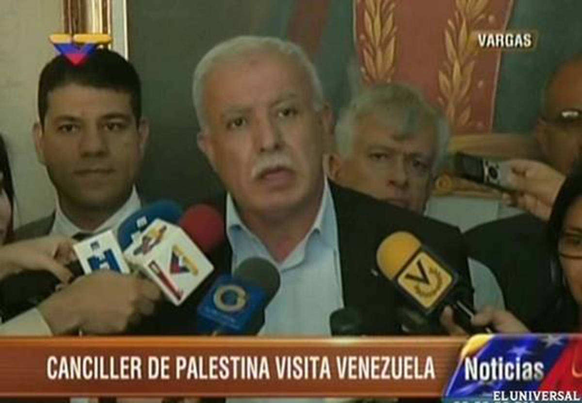 Canciller palestino “orgulloso” de relaciones bilaterales con Venezuela