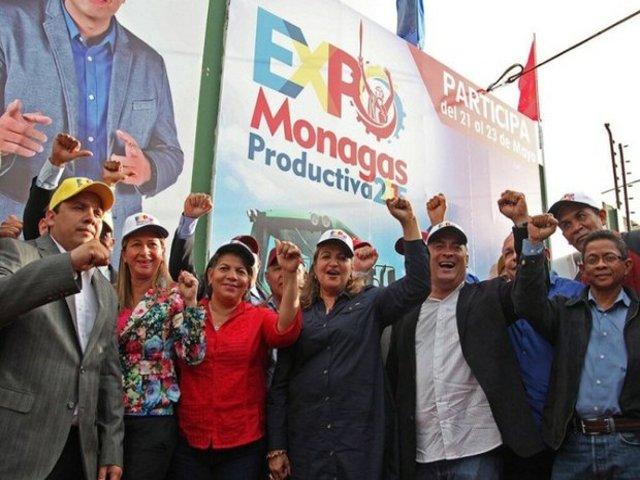 Arreaza inauguró Expomonagas Productiva 2015