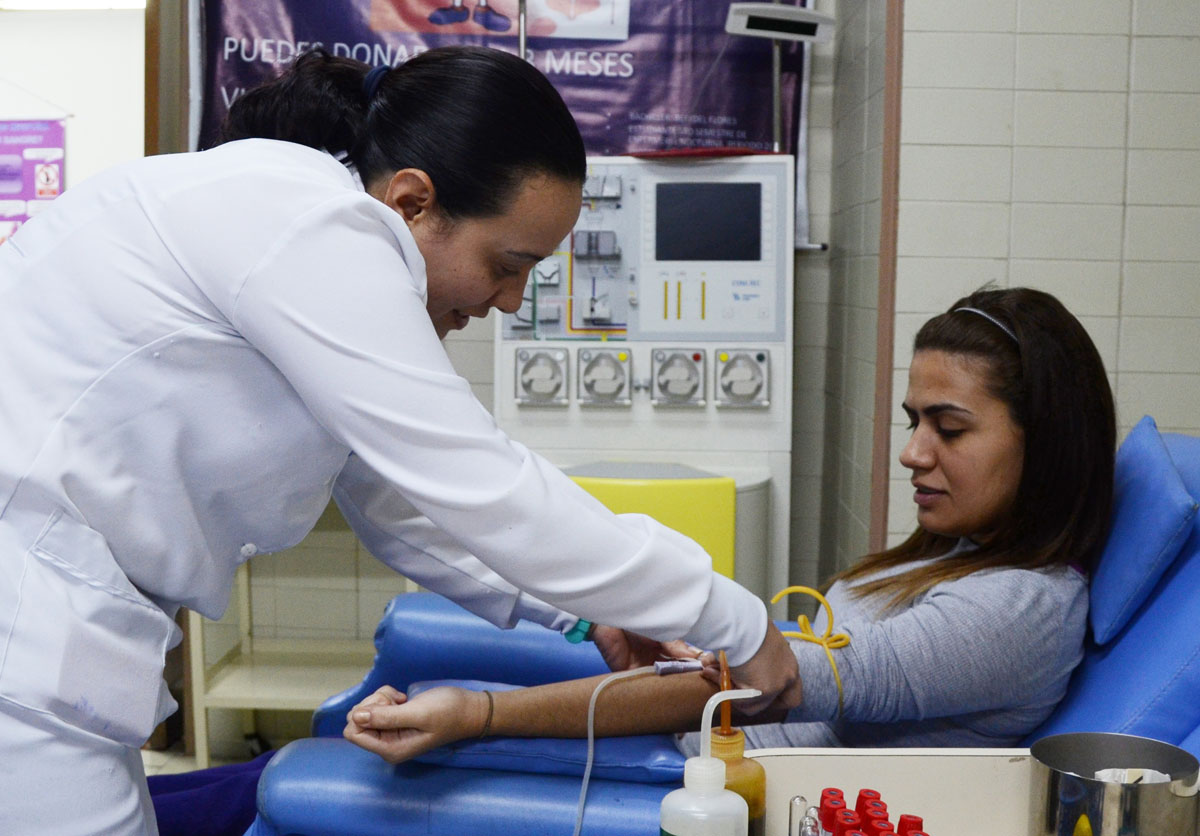 Donar sangre es un proceso  que tarda solo 8 minutos