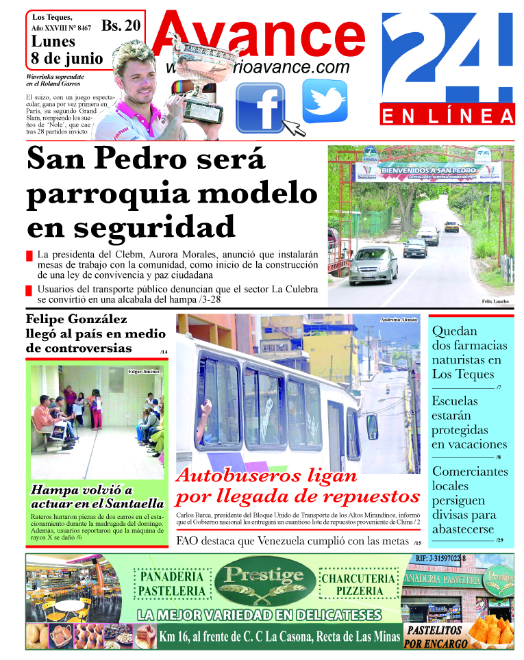 Portada 08 de junio de 2015