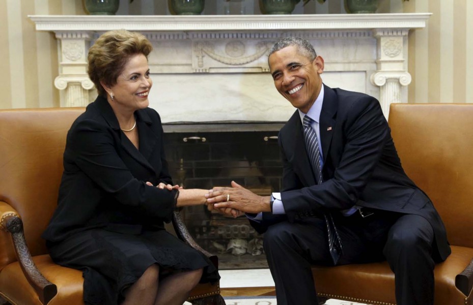 Obama recibe a Rousseff en la Casa Blanca