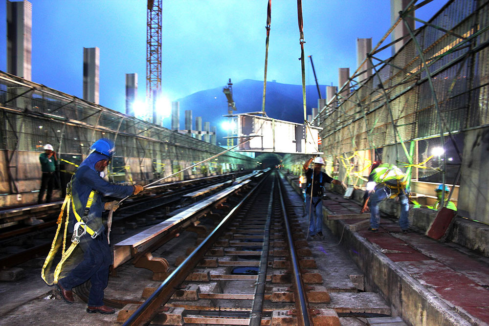 Construcción de la estación  Ayacucho avanzó 65%