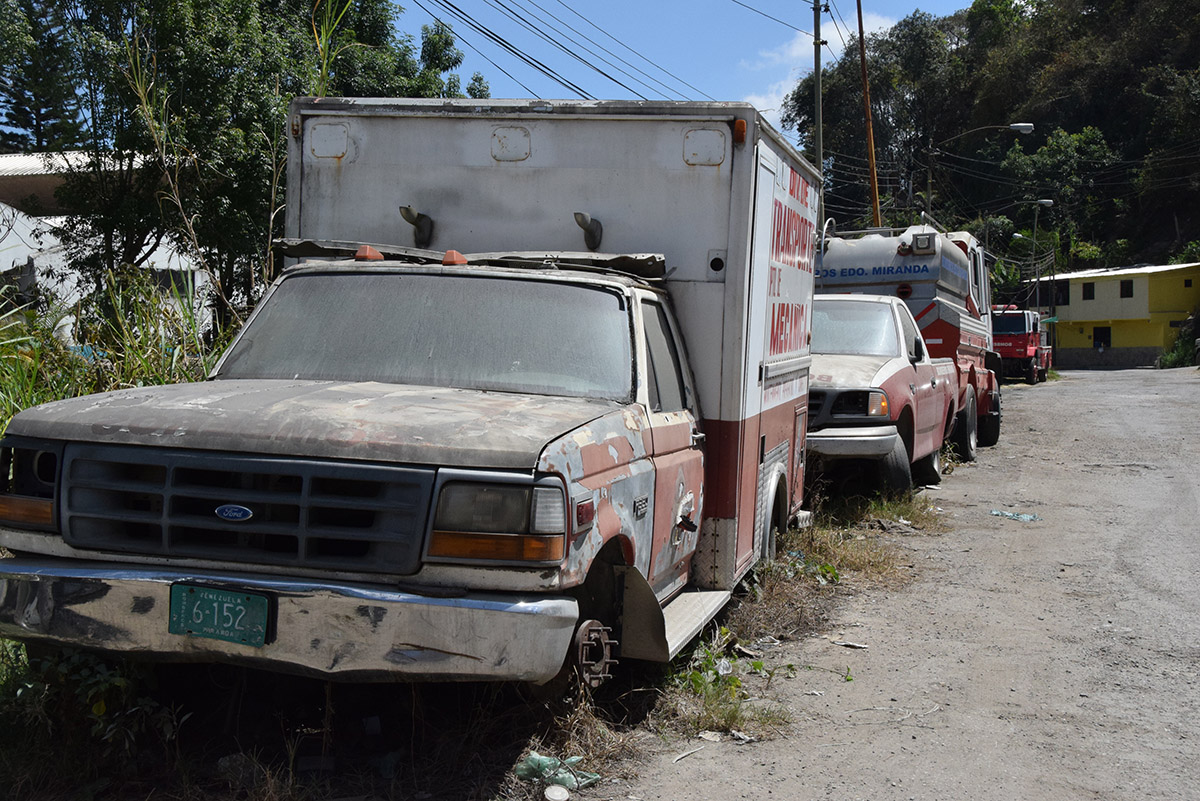 80% se redujo flota de ambulancias de Bomberos de Miranda