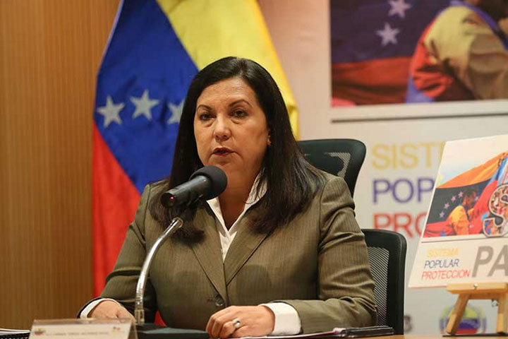 Ministra Meléndez hace llamado de unidad en pro de la paz en Venezuela