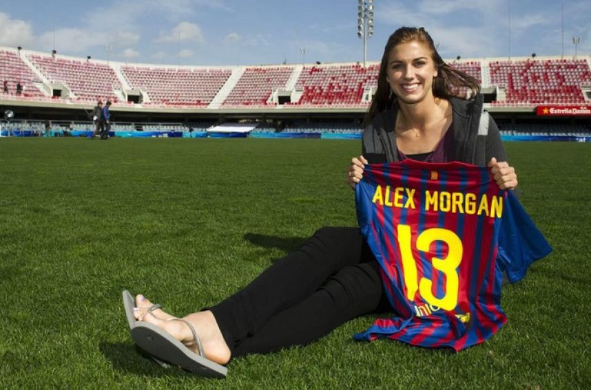 Alex Morgan, la campeona de EEUU que roba suspiros en Twitter