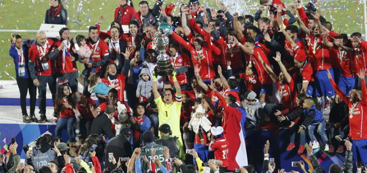 Chile triunfador en la Copa América