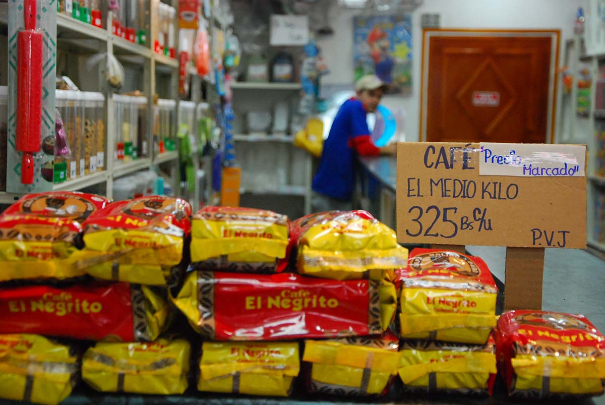 Café El Negrito subió a Bs. 325