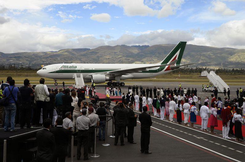El papa Francisco llega a Ecuador
