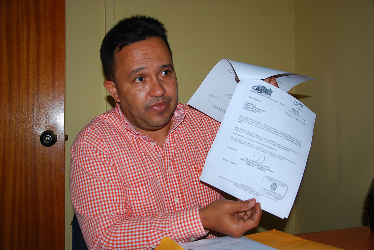 Concejal solicitará inspección judicial  a Ingeniería de Carrizal
