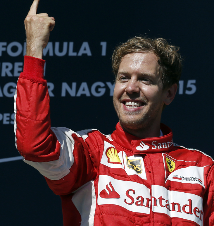 Vettel quebró el dominio de Mercedes