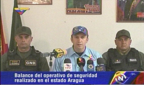 Capturados 7 integrantes de bandas delictivas en Aragua