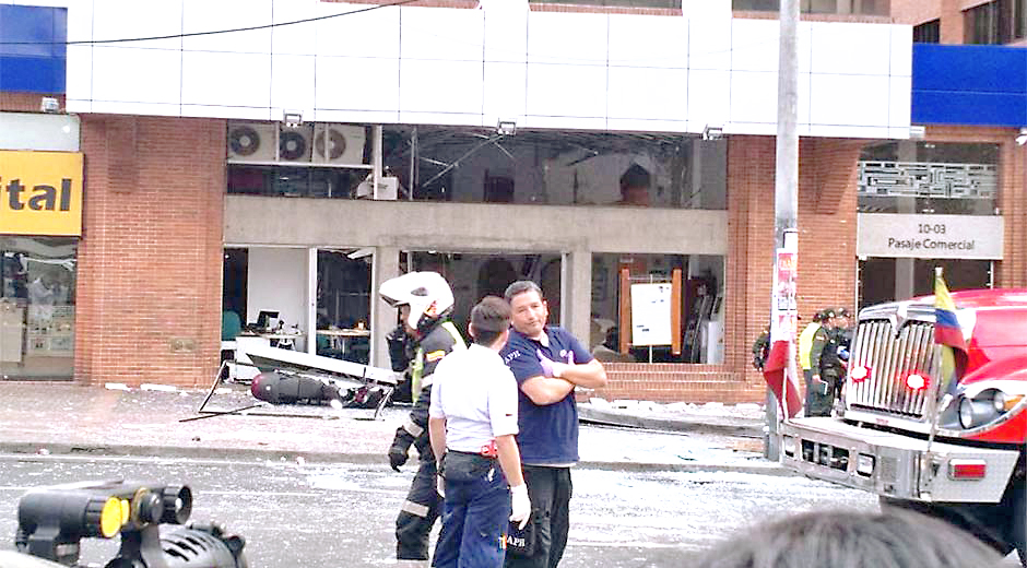 Explosiones en Bogotá dejan diez heridos