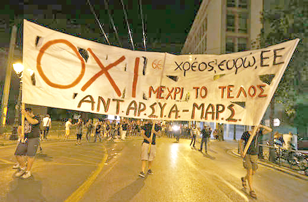 El “No” triunfa en Grecia