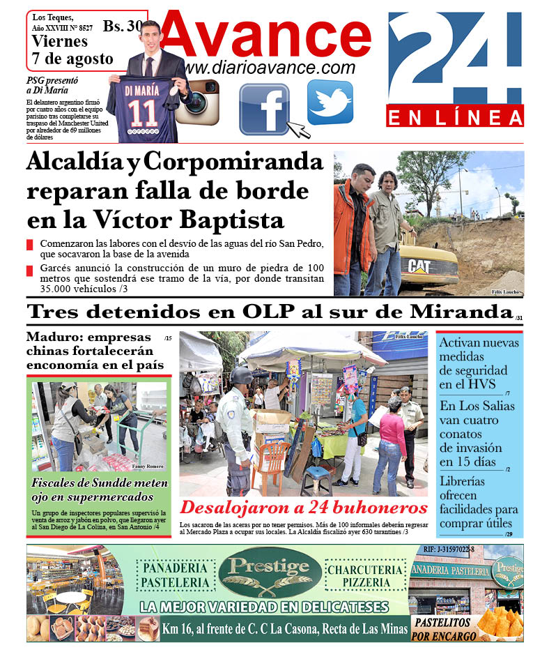 Portada 07 de agosto de 2015