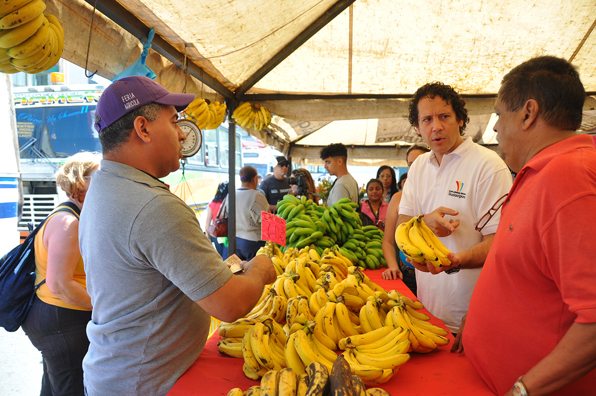 Alcalde supervisó Feria Agrícola