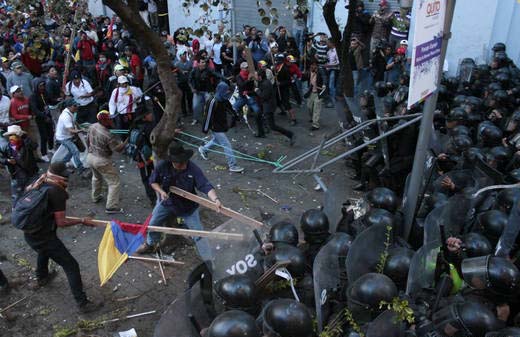 Ecuatorianos marcharán hoy para exigir libertad de detenidos en protestas