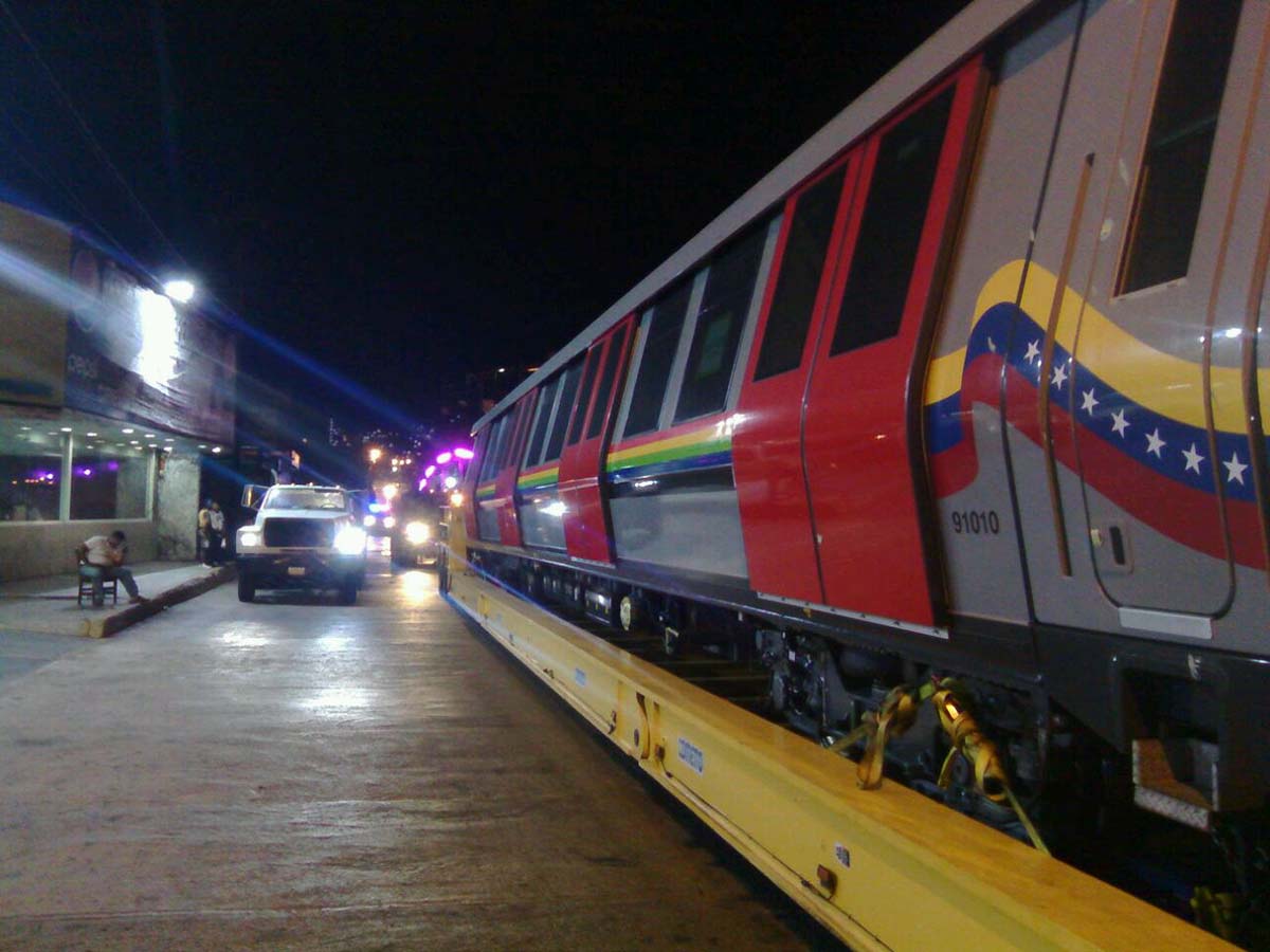 Mañana finaliza el traslado  del cuarto tren Metrópolis