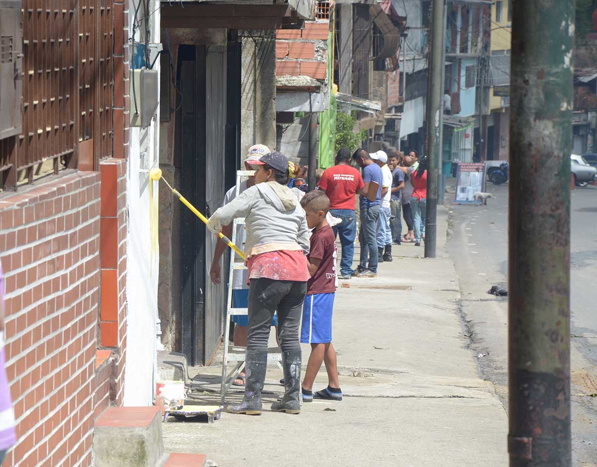 Barrio Tricolor llegó a Los Alpes 