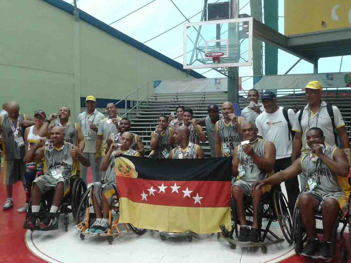 Miranda se consagró como campeón en baloncesto sobre sillas de ruedas