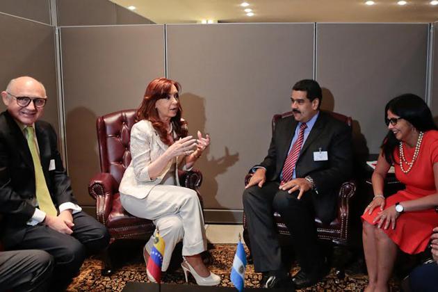 Presidente Maduro y Fernández sostuvieron reunión en Nueva York