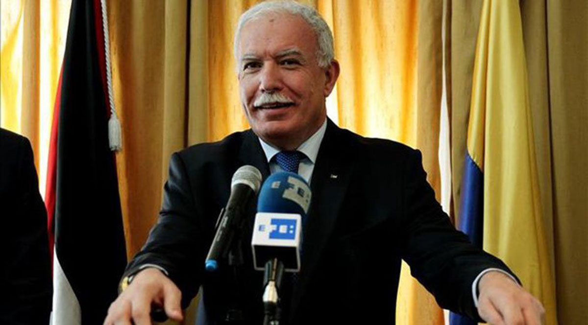 Canciller palestino llegó a Venezuela para firmar acuerdos