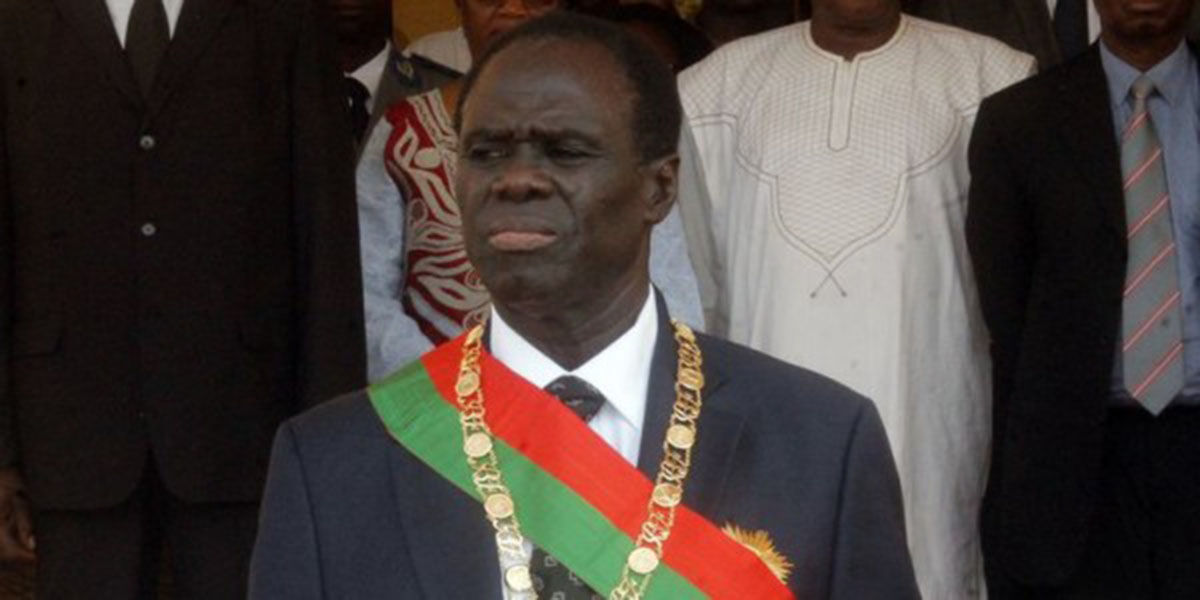 Liberan a expresidente de Burkina Faso