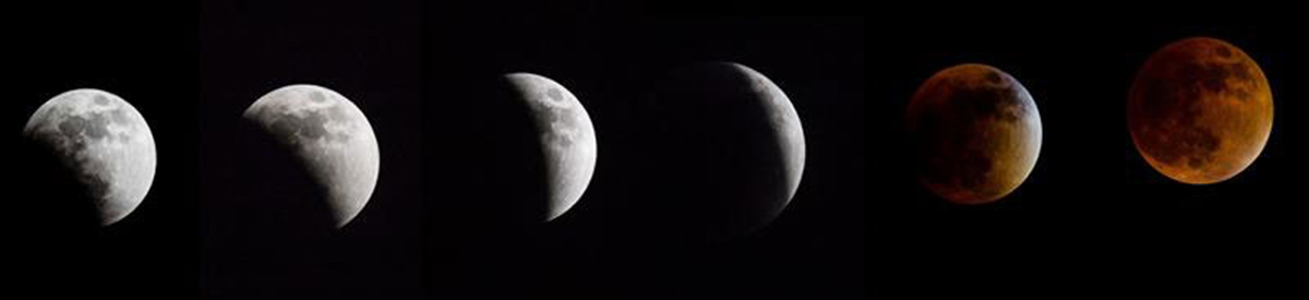 La “superluna de sangre” arropó a Venezuela