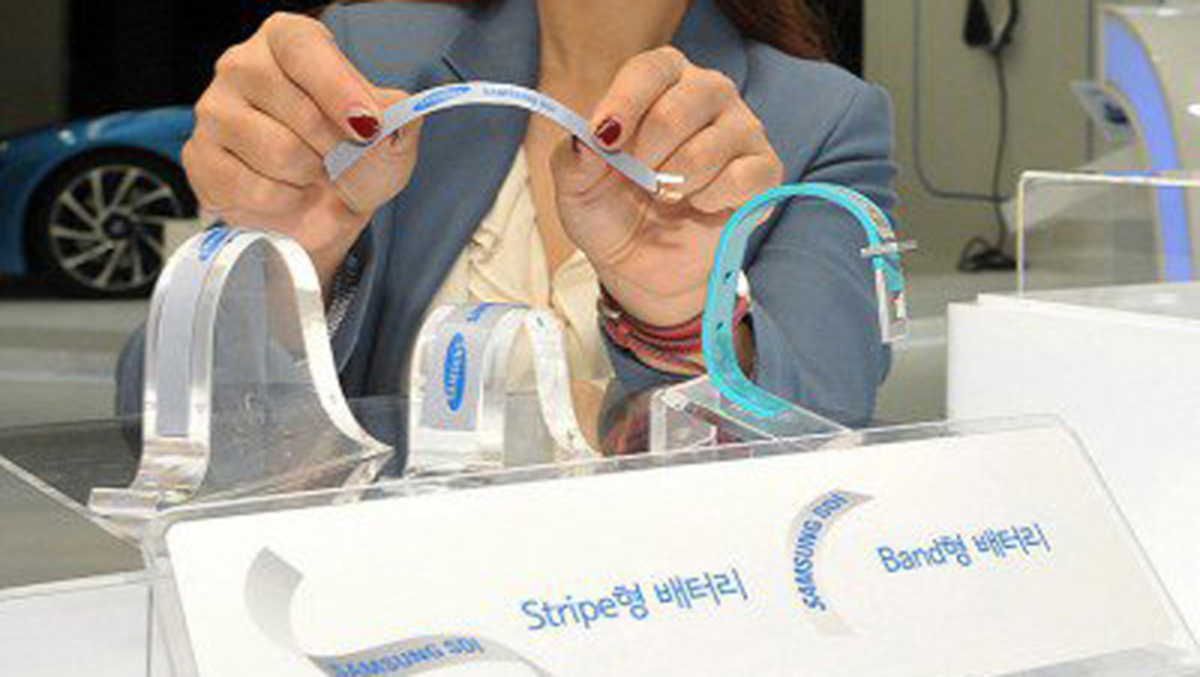 Así son las baterías flexibles de Samsung