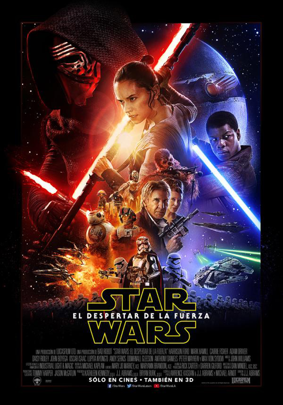 Revelan póster oficial de la nueva entrega de Star Wars