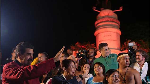 Autoridades venezolanas conmemoraron Día de la Resistencia Indígena   