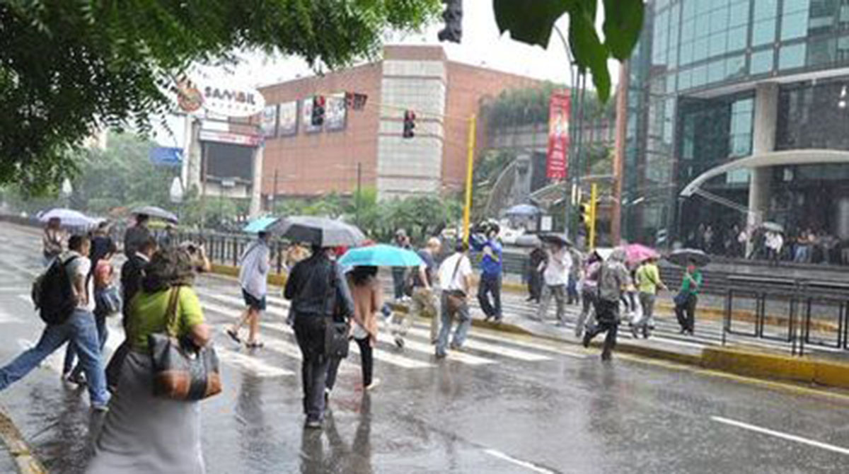 Inameh prevé lluvias aisladas, débiles y dispersas en casi todo el país