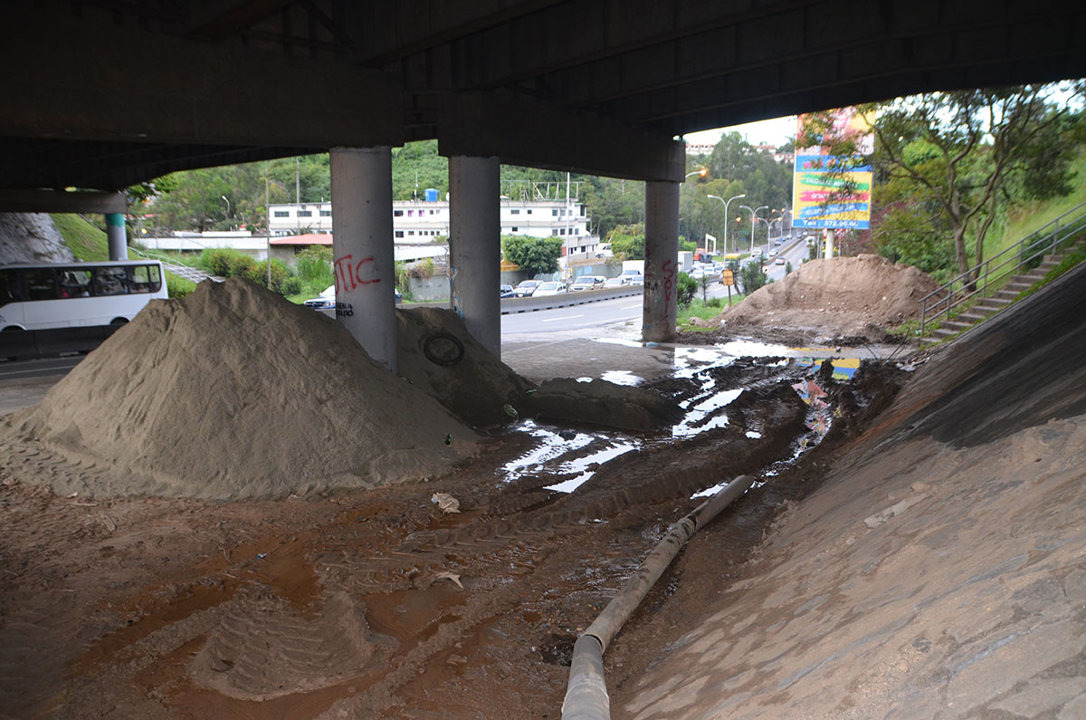 Avanza construcción  de vía alterna a la Panamericana