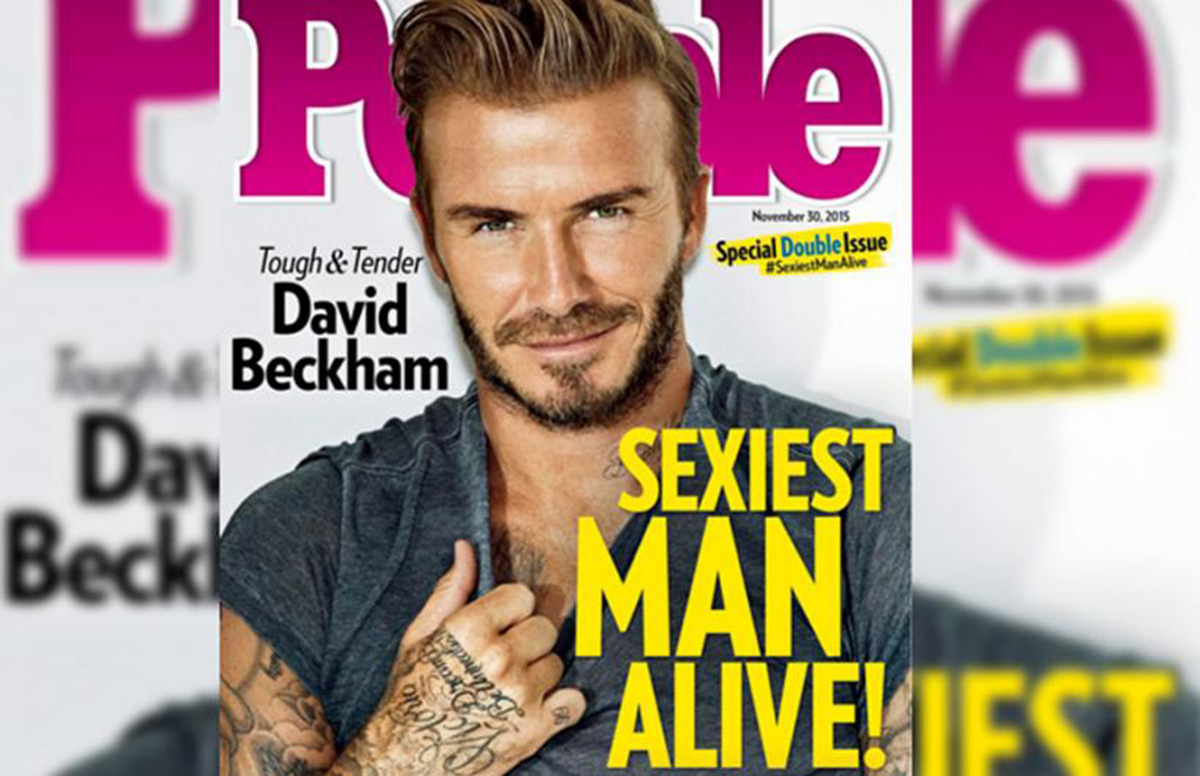 David Beckham es el hombre más sexy del mundo, según People