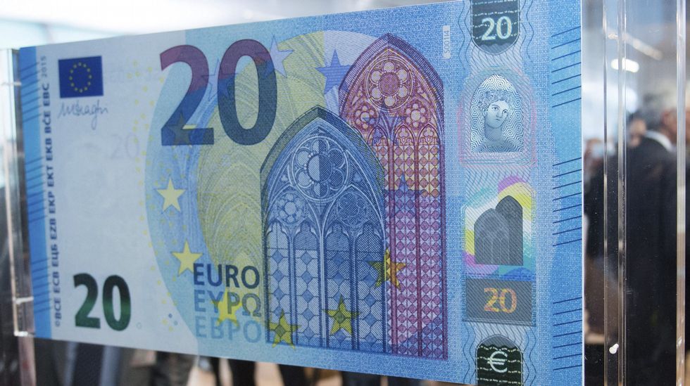 El nuevo billete de 20 euros comienza a circular mañana