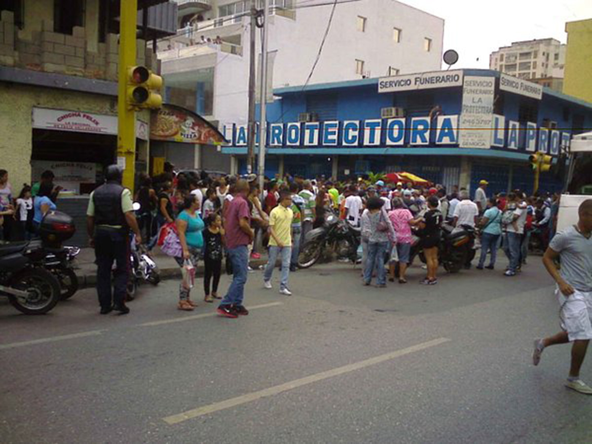 Reportaron tiroteo y herido en la Av. Bolivar de Maracay