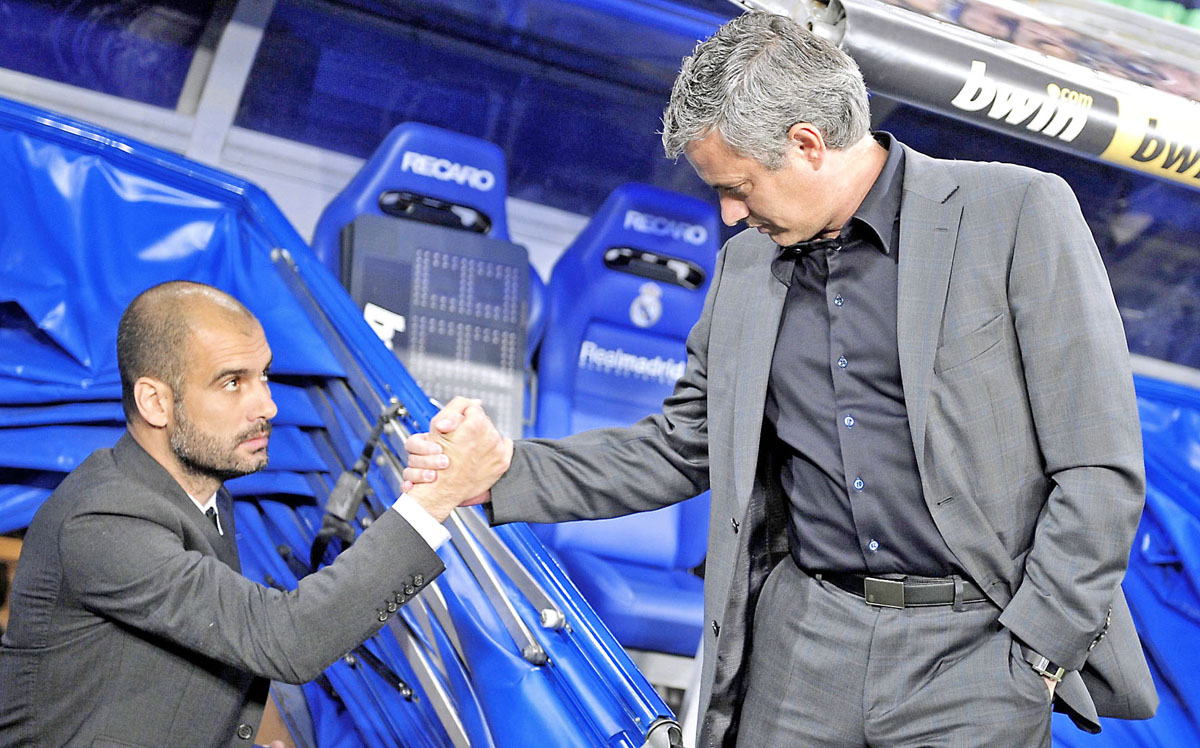 Mourinho y Guardiola amenazan seguridad laboral de técnicos