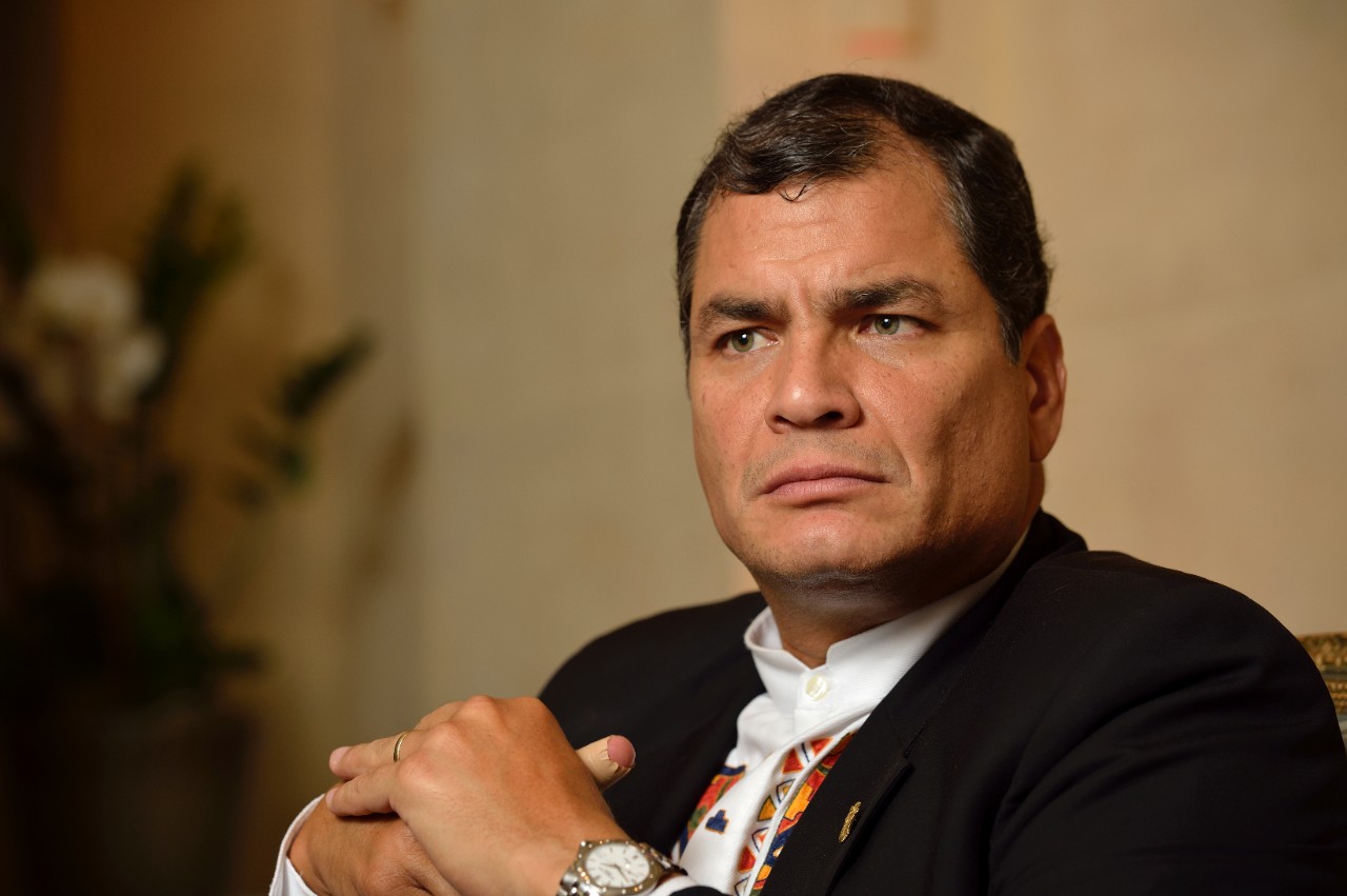 Rafael Correa no se lanzará para 2017